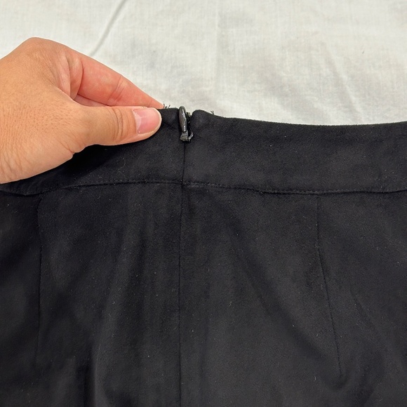 MISTRESS ROCKS 'MASTER' SUEDETTE LACE-UP MINI SKIRT - Picture 10 of 12